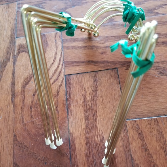 6 Plate holders (Brass Plated Stands) - Picture 4 of 5